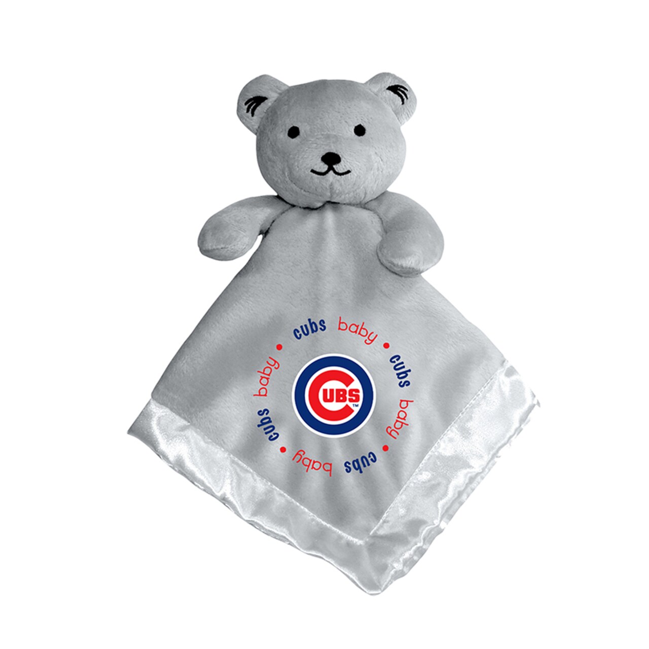 MasterPieces BabyFanatic Gray Security Bear - MLB Chicago Cubs - Officially Licensed Snuggle Buddy